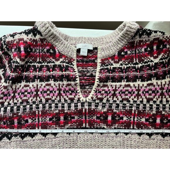 J Jill Fair Isle Sweater and hat - L - Picture 8 of 11